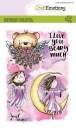 Craft Emotions Clear Stamps - Angel & Bear 2